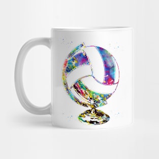 Volleyball Globe Mug